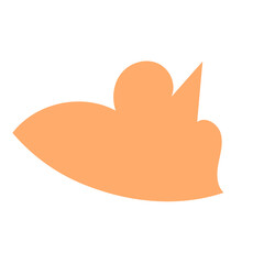 Orange Abstract Shapes Vectors 