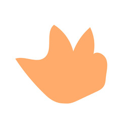 Orange Abstract Shapes Vectors 