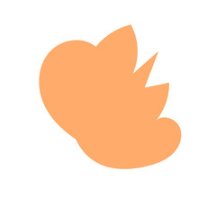 Orange Abstract Shapes Vectors 