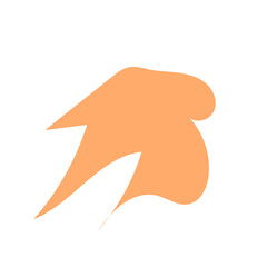 Orange Abstract Shapes Vectors 