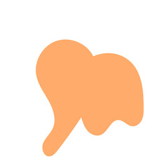 Orange Abstract Shapes Vectors 