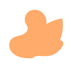 Orange Abstract Shapes Vectors 