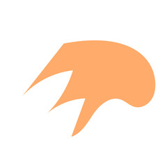 Orange Abstract Shapes Vectors 