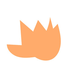 Orange Abstract Shapes Vectors 