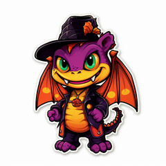 Cute Dragon. Generative AI.
