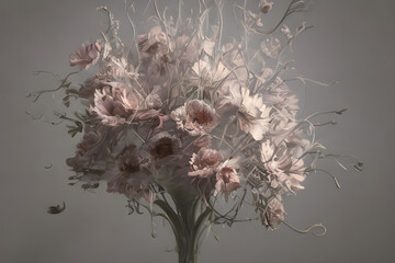 Beautiful white flowers together.
Generative AI