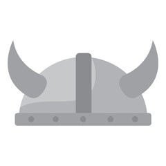 Isolated colored viking helmet icon Vector
