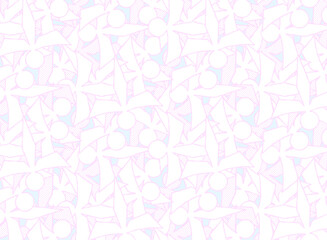 たくさんの形代のシームレスなパターン