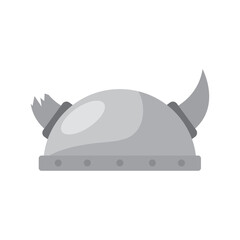 Isolated colored viking helmet icon Vector