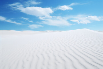 Fototapeta na wymiar Generative AI. broad white sand background