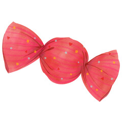 Pink sweet candy isolated