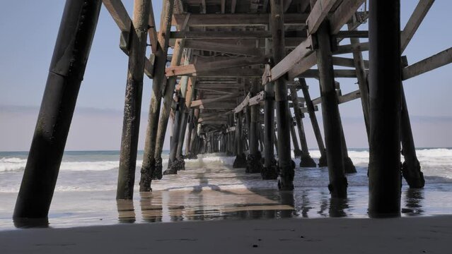 San Clemente is a small town on the Pacific Ocean in California. Its main tourist attraction is the large pier.