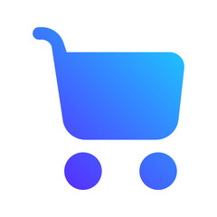 cart gradient fill icon