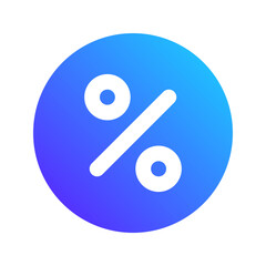 discount gradient fill icon