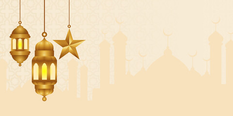 modern Islamic theme background