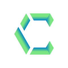 Monogram design vector logo. Monogram initial letter mark C logo design. Monogram design vector logo. Monogram initial letter mark C logo design simple C monogram