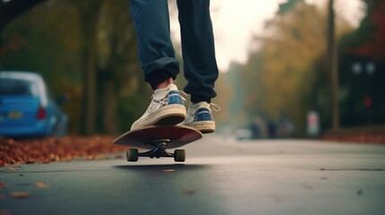 skateboarding athlete training generative ai