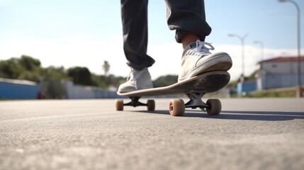 skateboarding athlete training generative ai