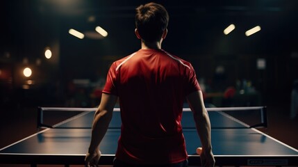table tennis athlete training generative ai