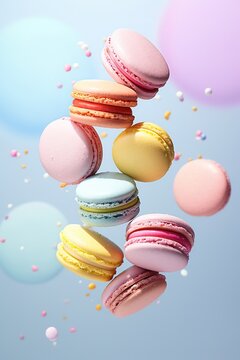 Flying Macaroons. Generative AI