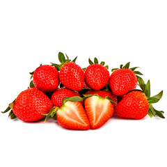 selected strawberries