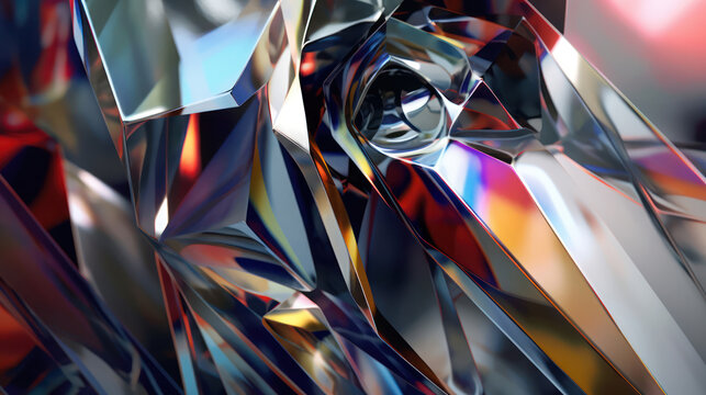 Abstract metal background. Futurist dynamism