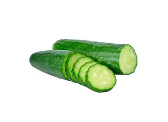 Cucumber and slices transparent png