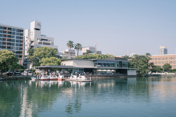福岡天神の街並み
