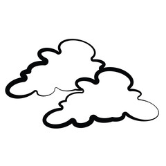 cloud icon, line, vector, template, design, trendy, collection