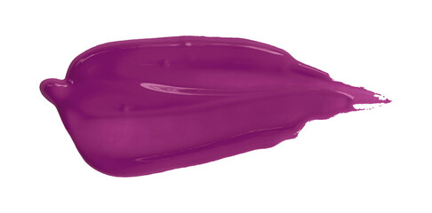 Shiny dark purpley brush watercolor painting isolated on transparent background. watercolor png