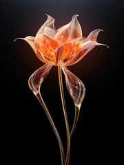 Abstract flower bud