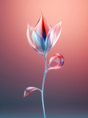 Obraz na płótnie Canvas Abstract flower bud