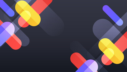 vector background with colorful different element