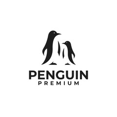 Penguin Logo Design Concept Vector Illustration Symbol Icon