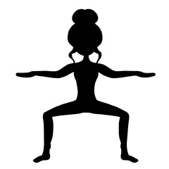 person silhouette full body
yoga position
