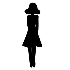 person silhouette woman