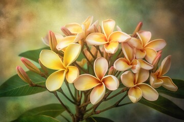 Fototapeta premium frangipani plumeria flower