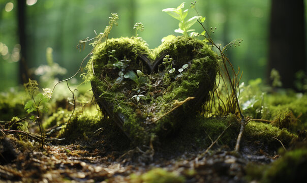 natural burial grave in the woods