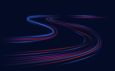 Optical fiber technology. Vector illustration of information transmission over optical fiber. Sketch for creativity.