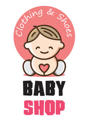 Logo for children's, women's and men's clothing stores.
