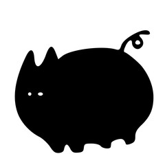 animal figure silhouette drawing