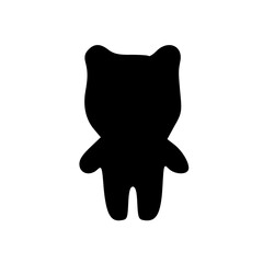 animal figure silhouette drawing