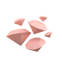 Obraz premium Finance 3d icon with transparent background