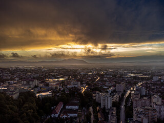 Sunset abov the City (Brasov)