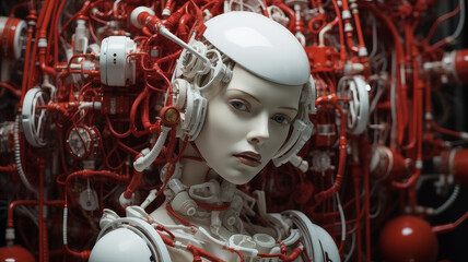 Fototapeta premium Cyberpunk of the future