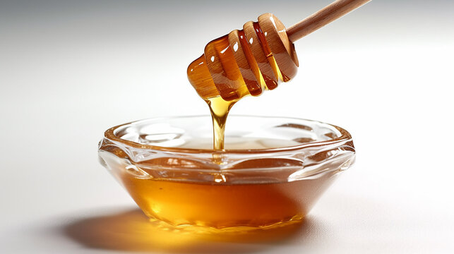 The liquid gold of honey, with its mesmerizing amber hue and enticing drips. Generative AI