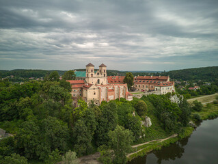 Fototapeta premium Monastery buildings in Tyniec, Poland.