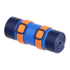 sleeping mat 3d icon