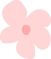 Pastel flower doodle