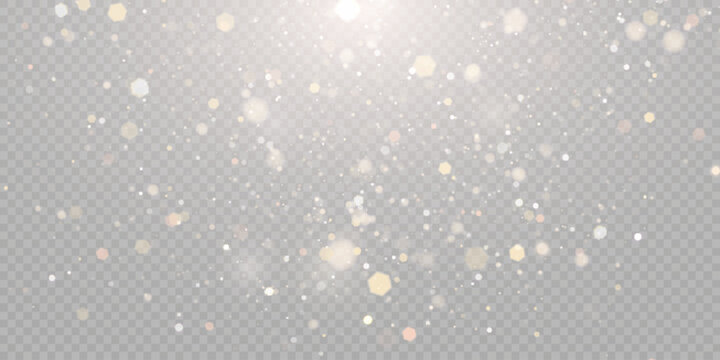 Abstract highlights, bokeh of soft warm color glow. Vector illustration	